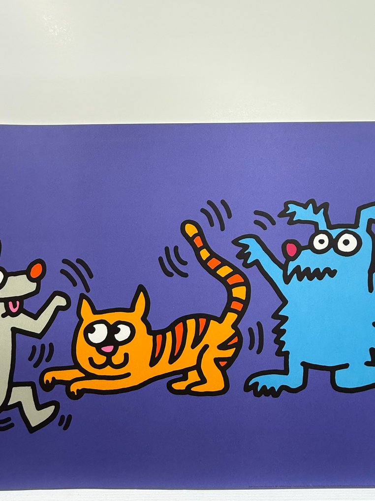 Keith Haring (1958-1990) - Dancing Dogs & Cats #2.1