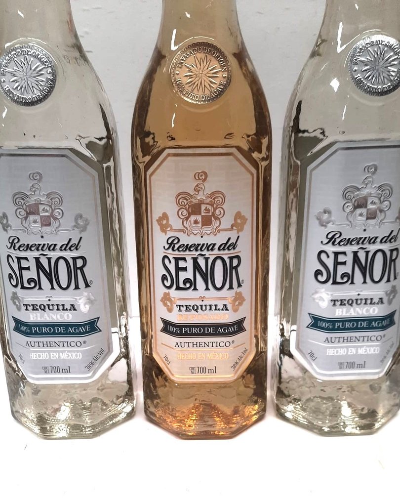 Reserva del Señor - Tequila Blanco & Reposado - 70cl - 3 flessen #1.0