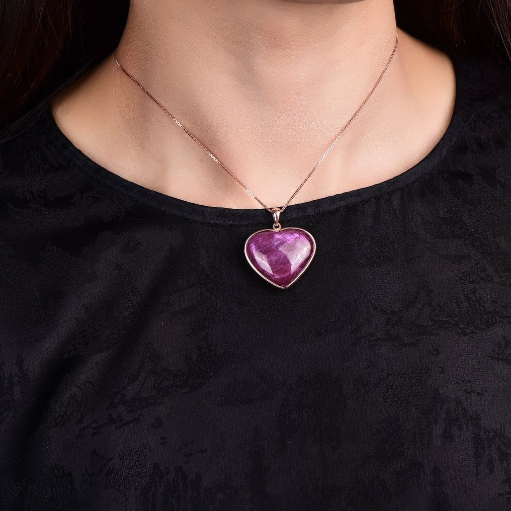 无储存——ALGT认证——大型独家天然红宝石坠饰 色彩鲜艳，清晰度令人夺目- 14.15 g #1.0