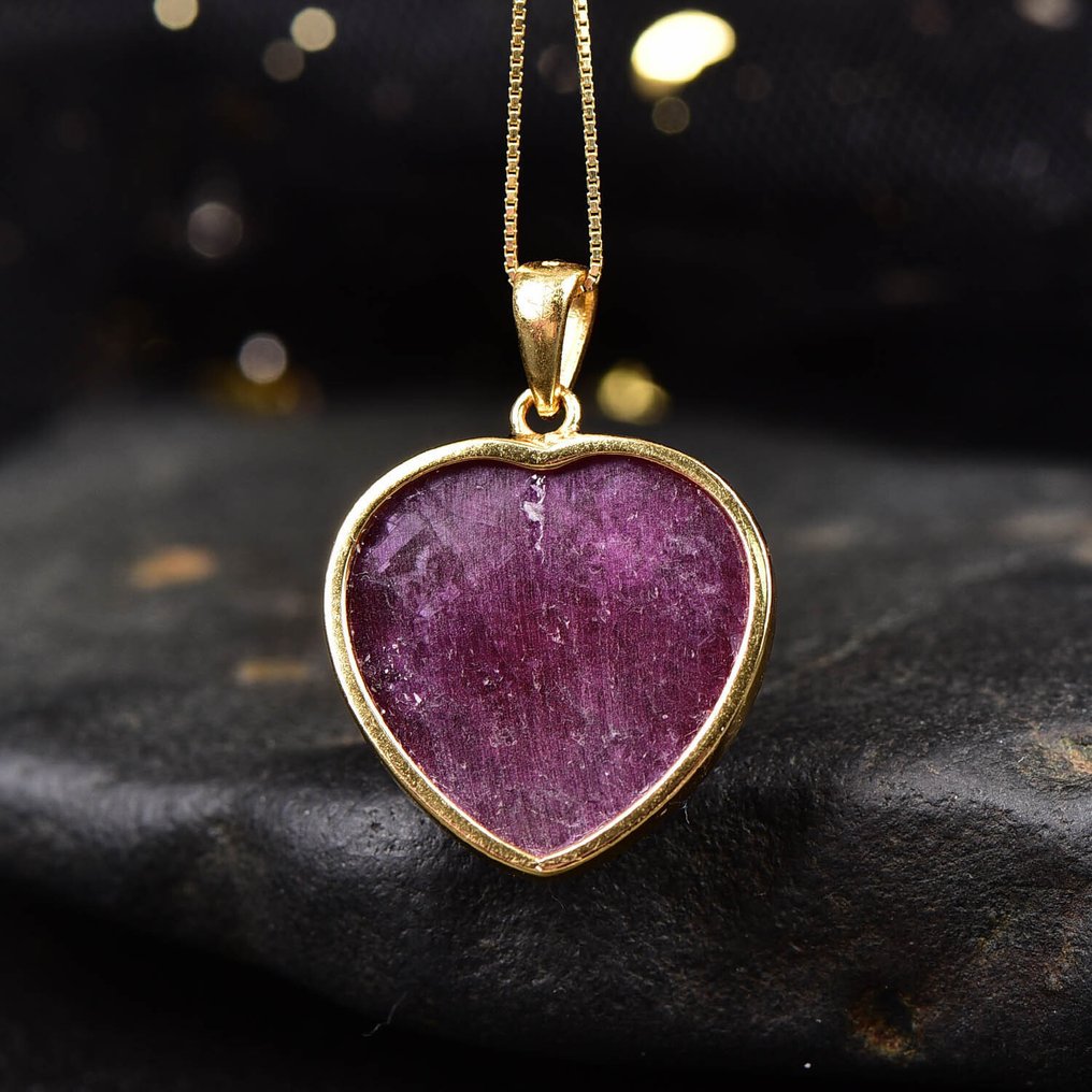 无保留 - ALGT认证 - 大型独特天然红宝石吊坠 一种立即吸引目光的浓烈颜色- 9.65 g #4.3