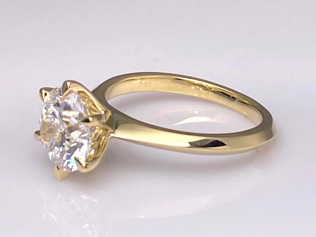 戒指 - 14 克拉 黃金 - 2.50ct. tw. 鉆石 (實驗室培育) #3.2