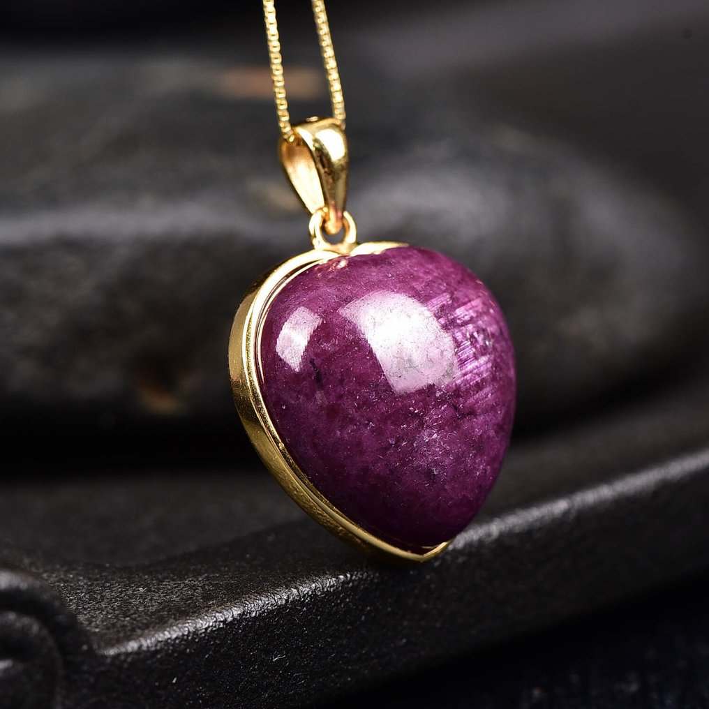 无保留 - ALGT认证 - 大型独特天然红宝石吊坠 一次具有独特生动色彩的发现- 9.26 g #4.3