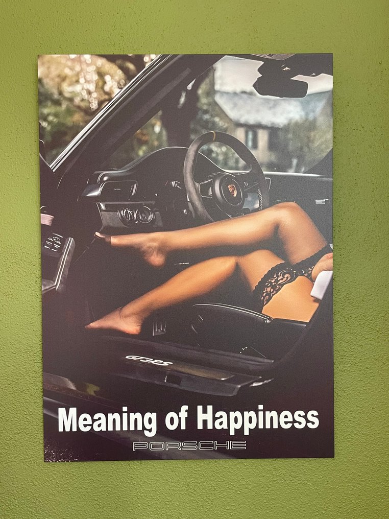 Poster pubblicitario in alluminio - Porsche - NO ENVIO A CANARIAS #1.0