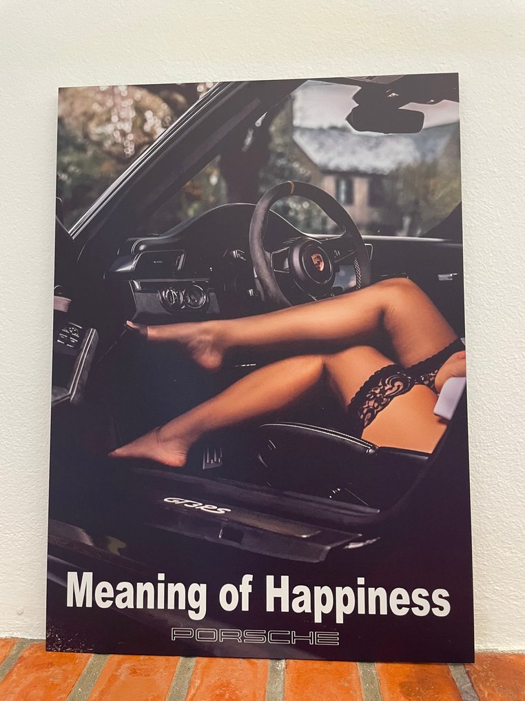 Poster pubblicitario in alluminio - Porsche - NO ENVIO A CANARIAS #3.2