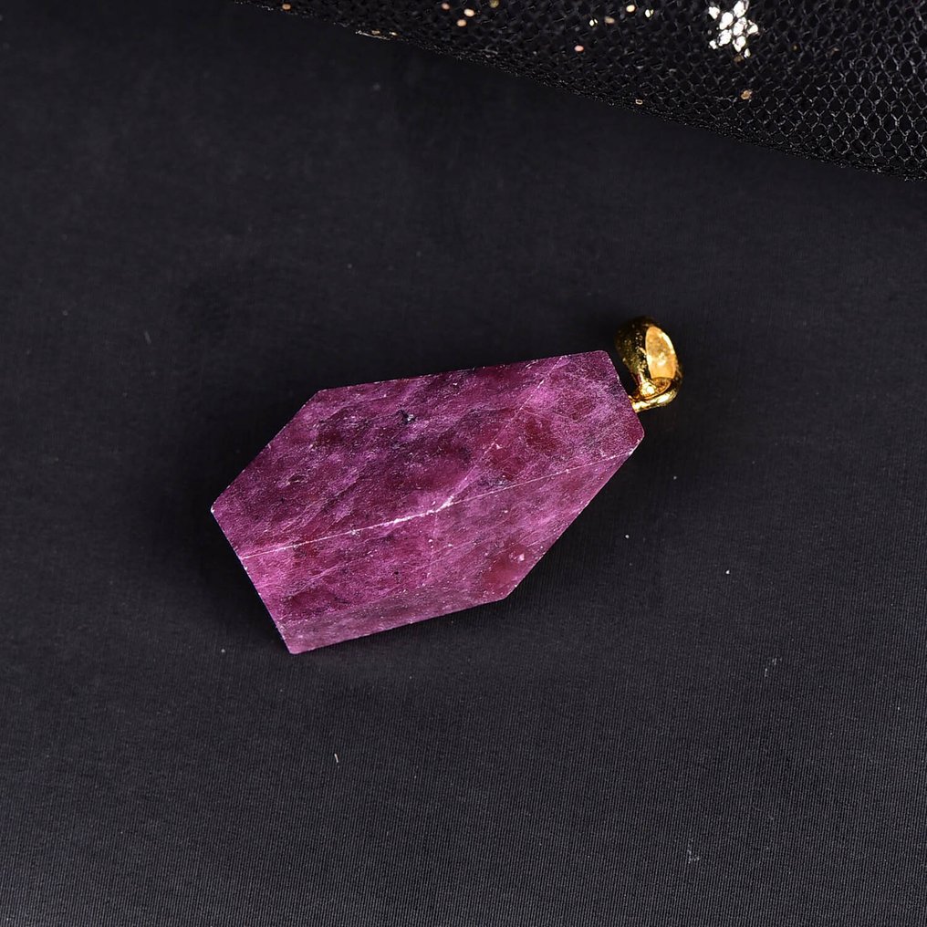 Fără rezervă - Certificat ALGT - Pandantiv de rubin natural extrem de exclusivist Remarcabil pentru nuanța sa vie- 9.31 g #4.3