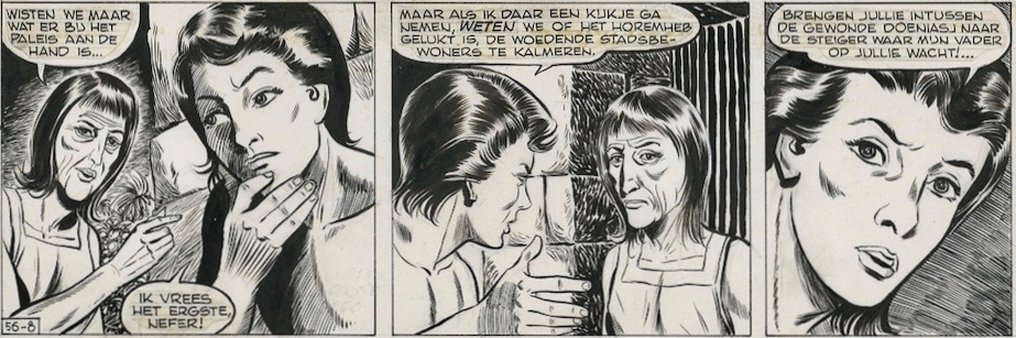 Dick Vlottes - 1 Página original - Senmoet - (jaren 1960) #3.2