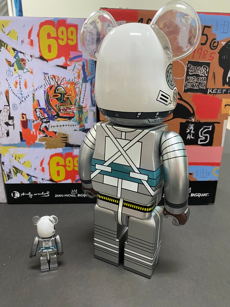 Medicom Toy - Bearbrick PROJECT MERCURY ASTRONAUT NASA 400% + 100% #3.2