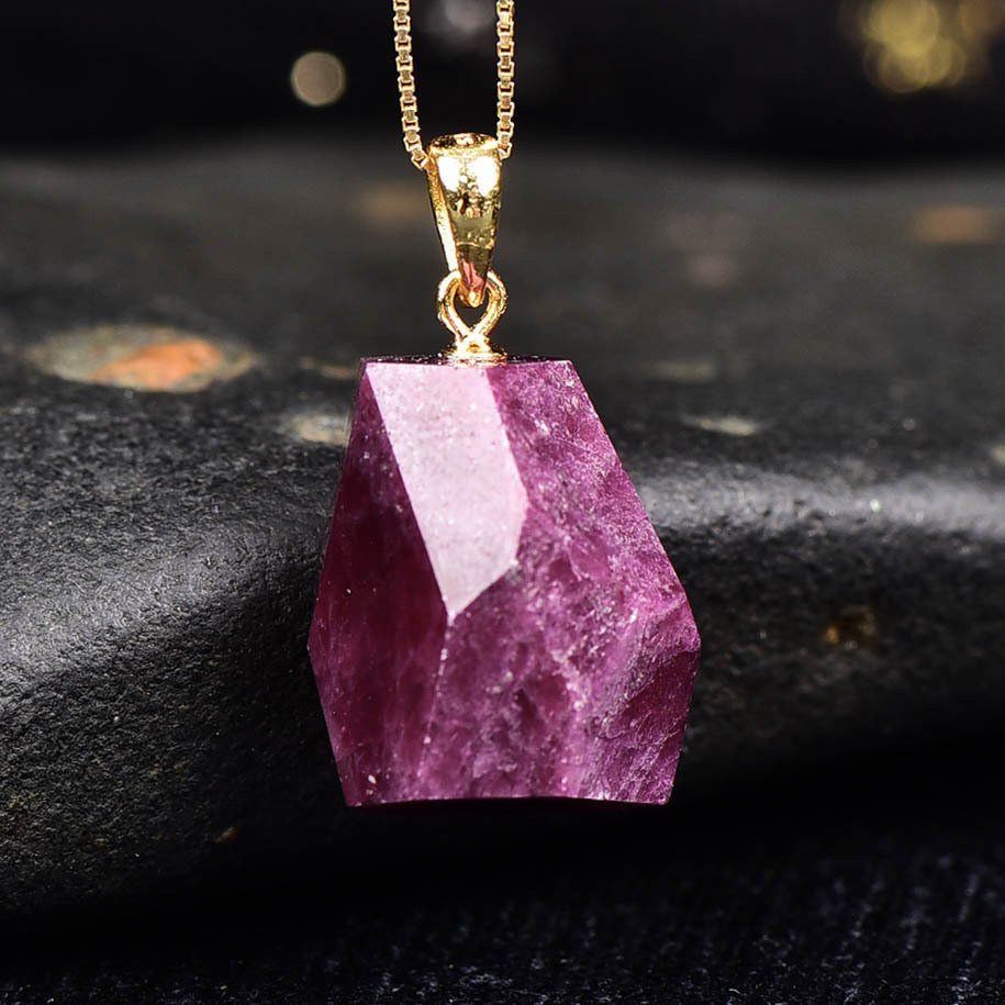 No Reserve - ALGT Certified - Highly Exclusive Natural Ruby Pendant - An intense color that immediately draws the eye- 6.81 g #1.0