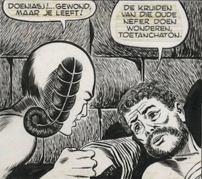 Dick Vlottes - 1 Página original - Senmoet - (jaren 1960) #1.0