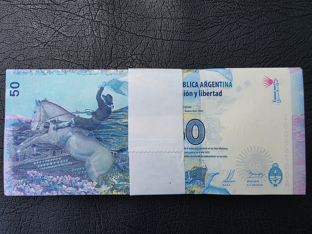 Argentinië. - 100 x 50 Pesos - ND (2015) - Pick 362 (Zonder minimumprijs) #1.0