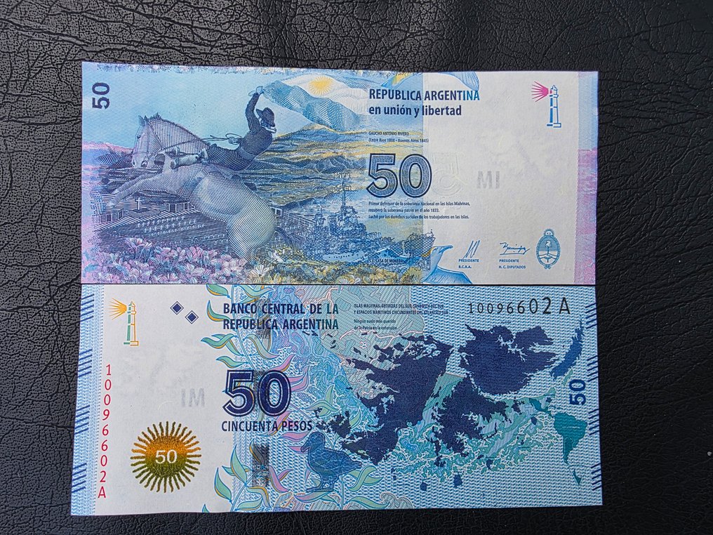 Argentinië. - 100 x 50 Pesos - ND (2015) - Pick 362 (Zonder minimumprijs) #3.2
