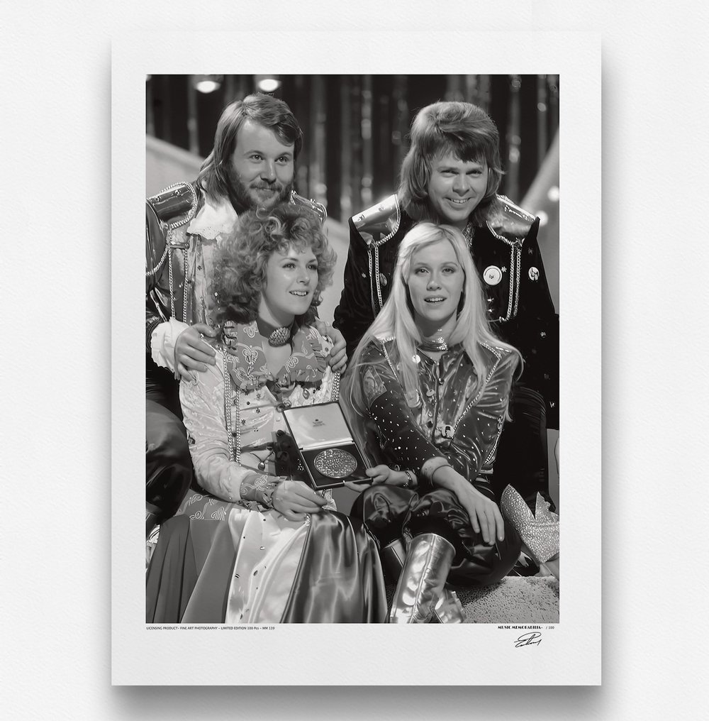 ABBA - Iconic Legends - XXL Fine Art Photography - 80x60 cm ! - Limited Edition Nr 03 of 100 - Serial MU139 - Collector - No Reserve #1.0