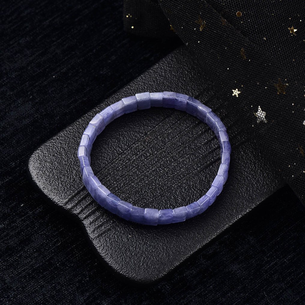 ALGT 认证 - 高度独家的天然坦桑石手链 清晰与色彩的完美交融- 13.63 g #4.3