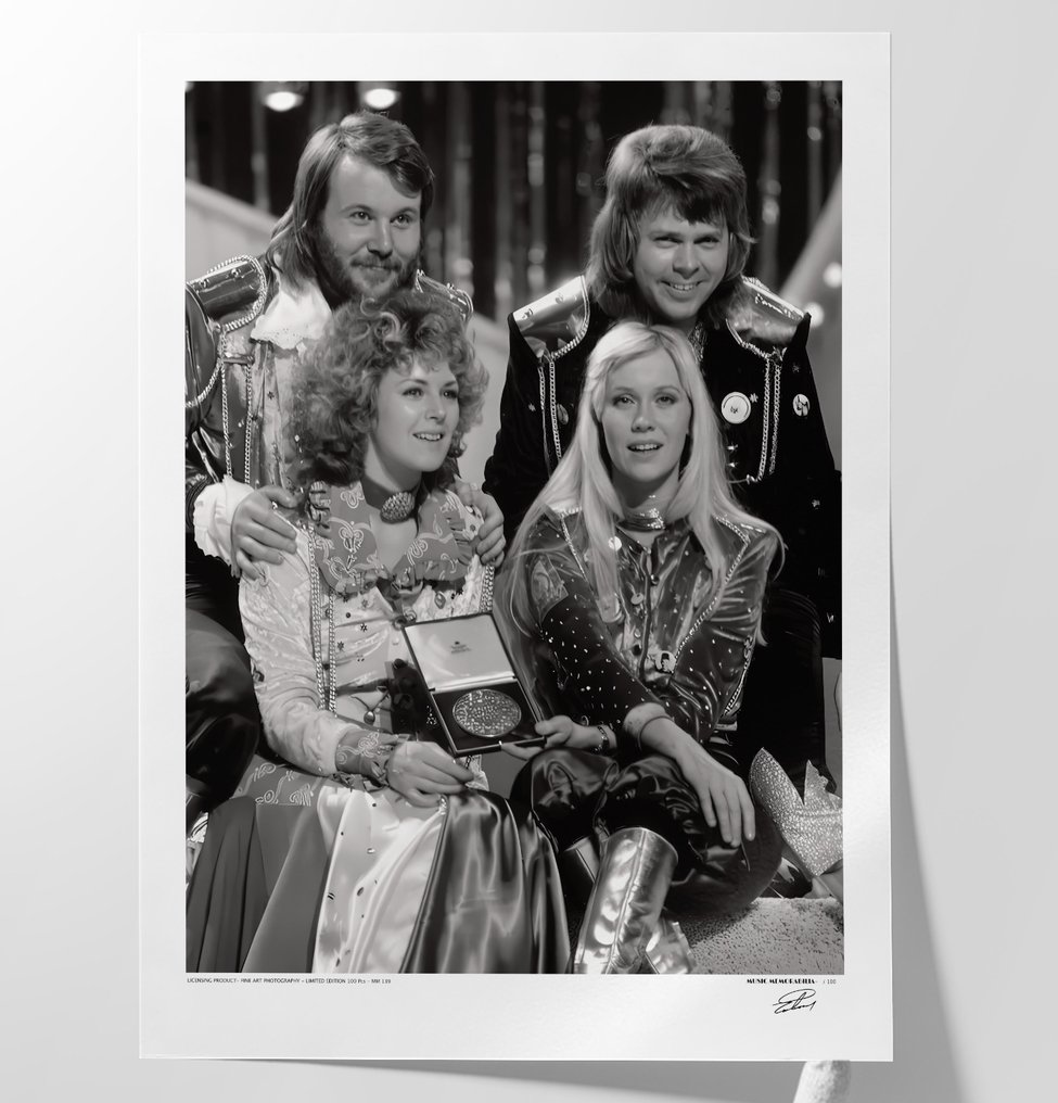 ABBA - Iconic Legends - XXL Fine Art Photography - 80x60 cm ! - Limited Edition Nr 03 of 100 - Serial MU139 - Collector - No Reserve #3.2