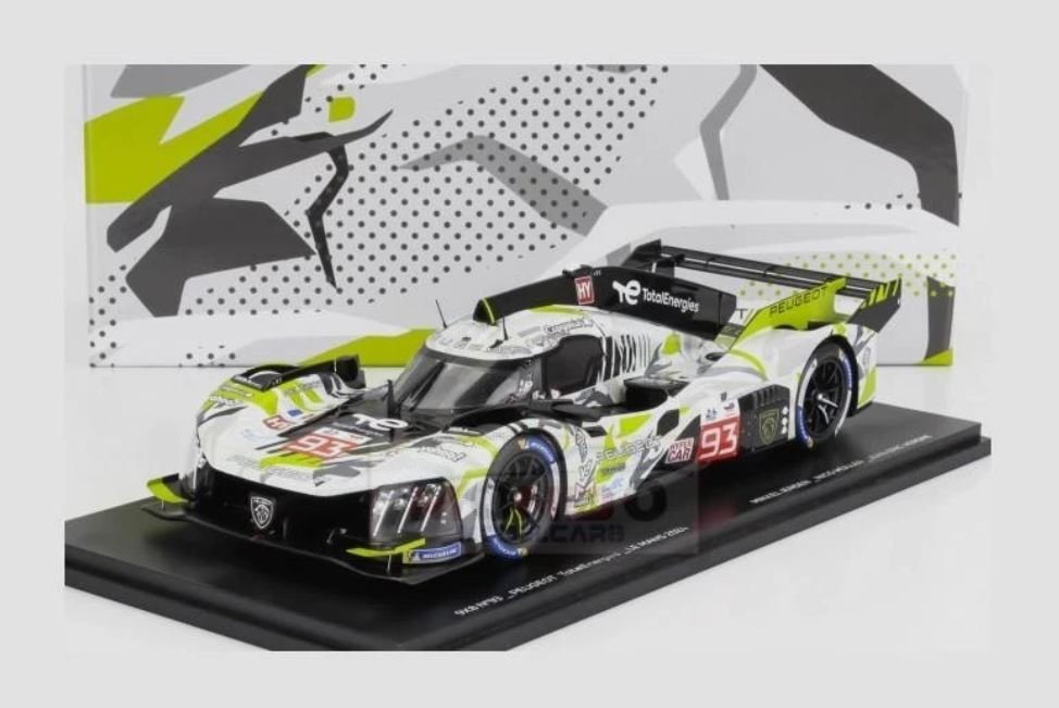 Spark 1:18 - Model car - Peugeot 9X8 X6H #93 Le Mans 2024 Jensen-Muller-Vergne - 18S636 #1.0