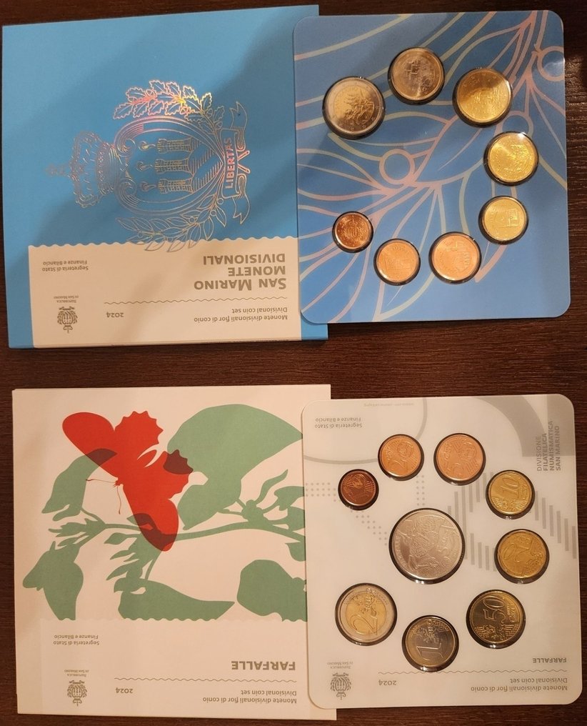 Saint-Marin. Year Set (BU) 2024 (2 sets) (Sans prix de réserve) #1.0