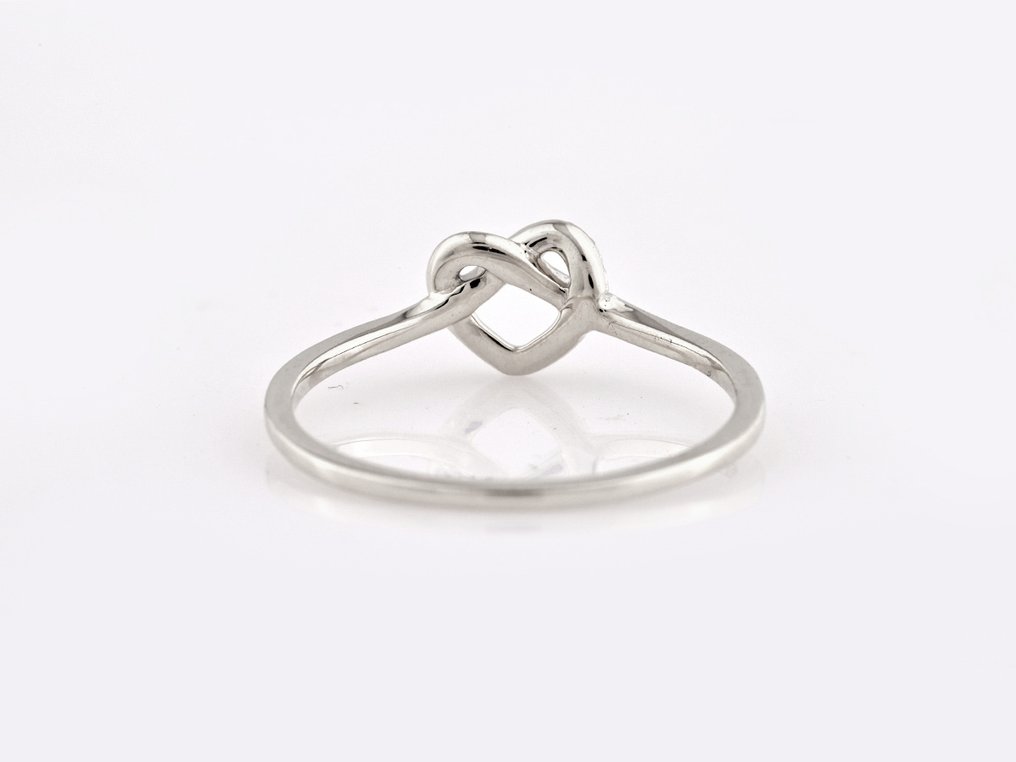 没有保留价 - 戒指 - 14K包金 白金 -  0.02ct. tw. 钻石 (天然)  #3.2