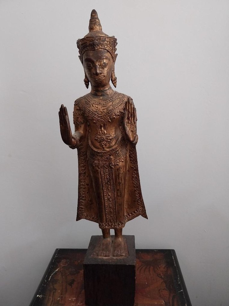 Bouddha 50 cm in bronzo - Tailandia - Fine XX secolo #1.0