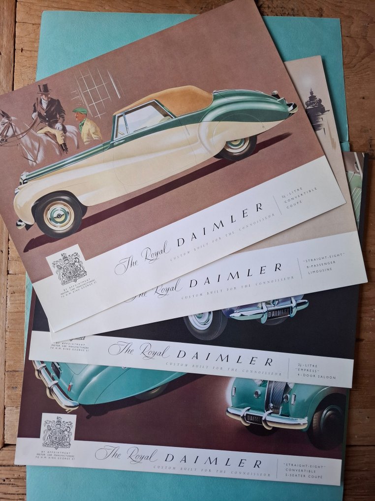 Brochure - Daimler - 2,5 Litre Convertible Coupé - Straight-Eight Limousine & Convertible - "Empress" Saloon #1.0