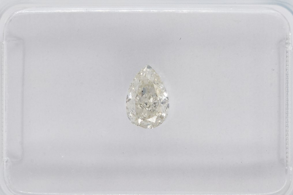 χωρίς τιμή ασφαλείας - 1 pcs Διαμάντι  (Φυσικό)  - 0.39 ct - Αχλάδι - K - VS2 - International Gemological Institute (IGI) #2.1