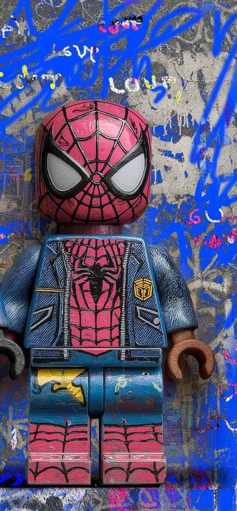 Canvas Fit - Alberto Ricardo - “Juguetes de Dos Universos: Batman y Spider-Man en Clave Urbana” #3.2