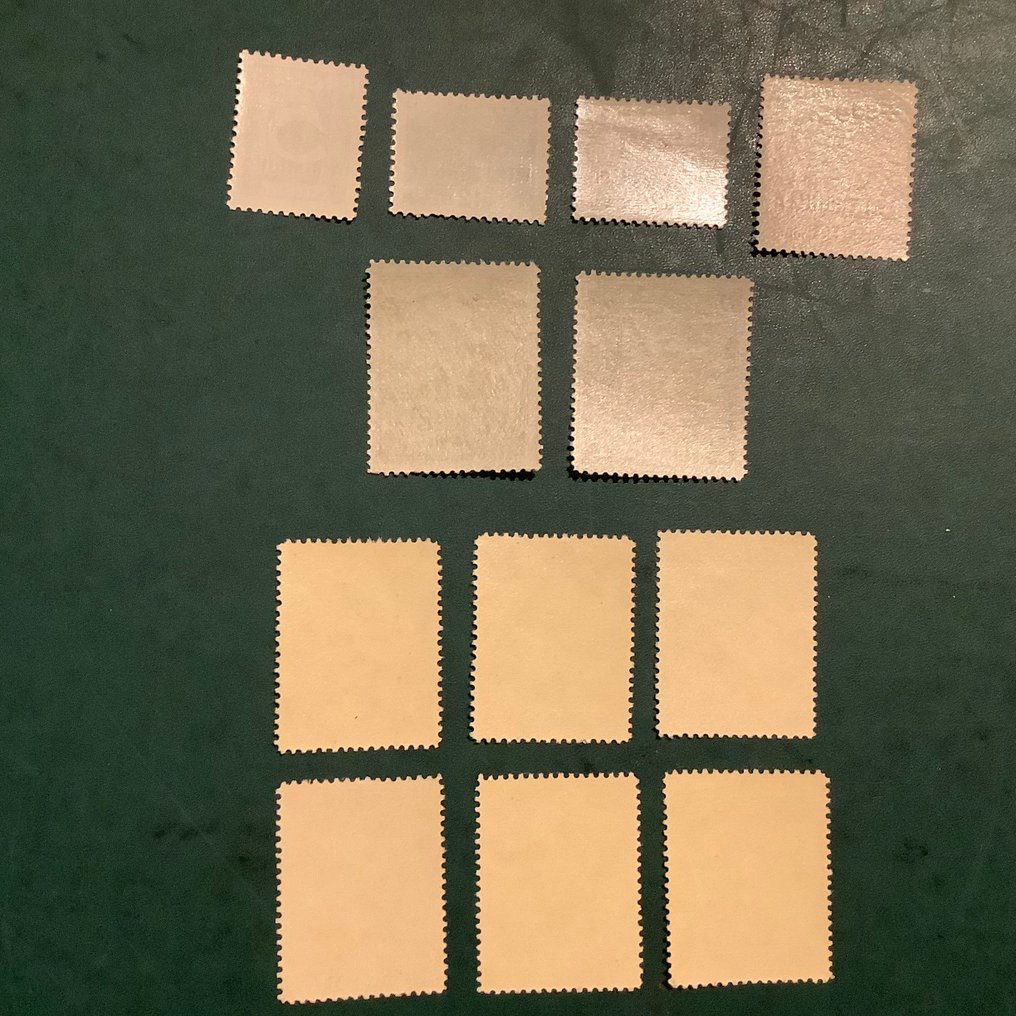 Autriche 1933/1934 - Trois émissions complètes avec Winterhulp et bouwmeesters. - Michel 563/566 en 589/596 #4.3