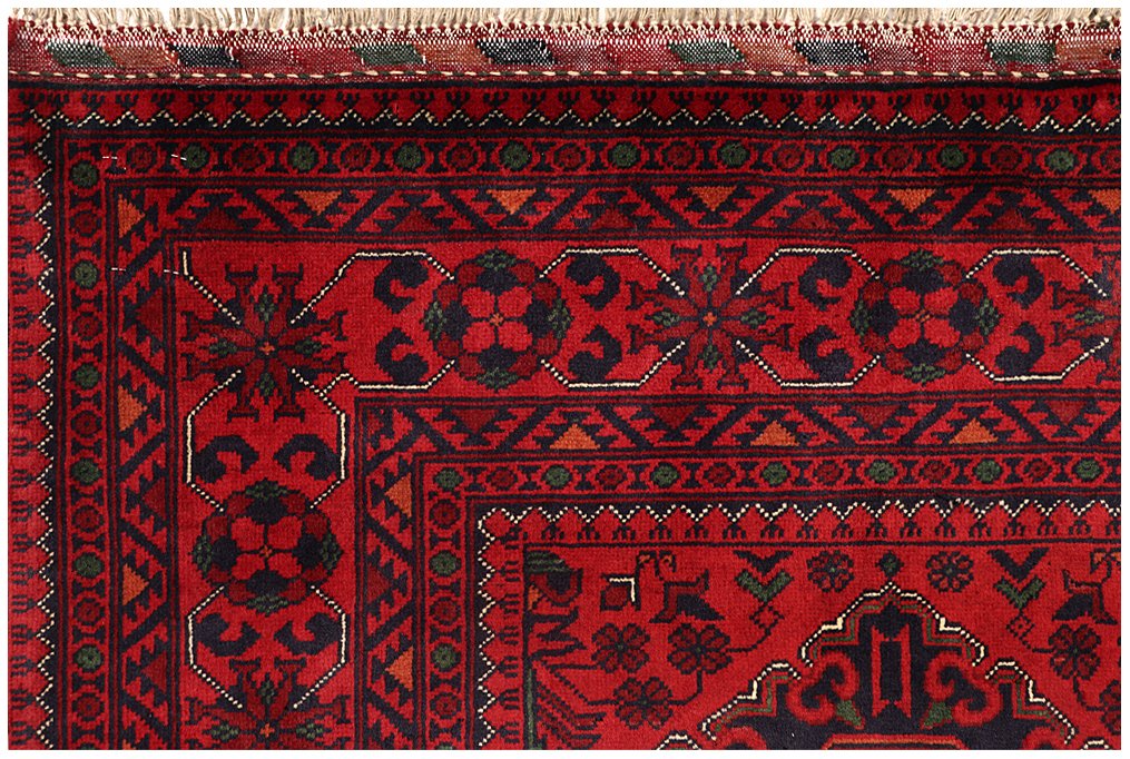 Afghan, 传统手工结绳的 Khal Mohammadi 地毯，优质红色羊毛制作 - 地毯 - 290 cm - 200 cm - 正宗手工地毯 #4.3