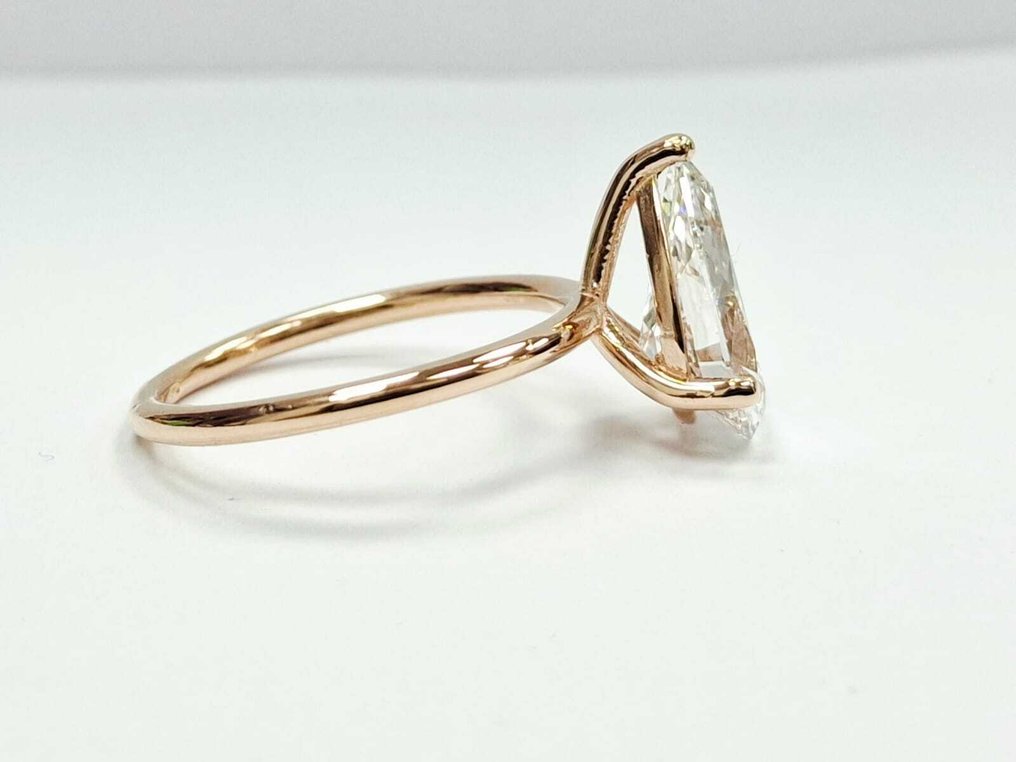 没有保留价 - 订婚戒指 - 14K包金 玫瑰金 -  3.09ct. tw. 钻石 (实验室培育) #2.1