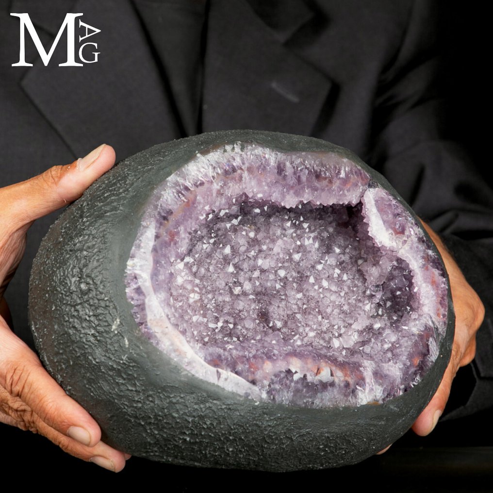 Amethyst Geode – Cicha Komora - Wysokość: 220 mm - Szerokość: 170 mm- 6146 g #3.2