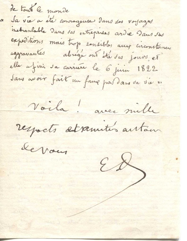 Gustave Doré (1832-1882) [French Painter] - Autograph Letter Signed with initials to ‘My dear Leleux’ - 1871 #4.3