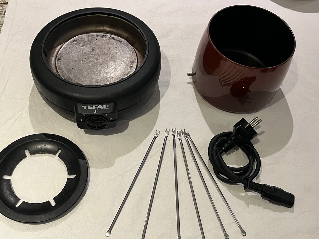 TEFAL GIEN - TEFAL GIEN - Contenitore per l’olio (31) - piatti e posate vintage - Gres - Servire una fonduta retrò #4.3