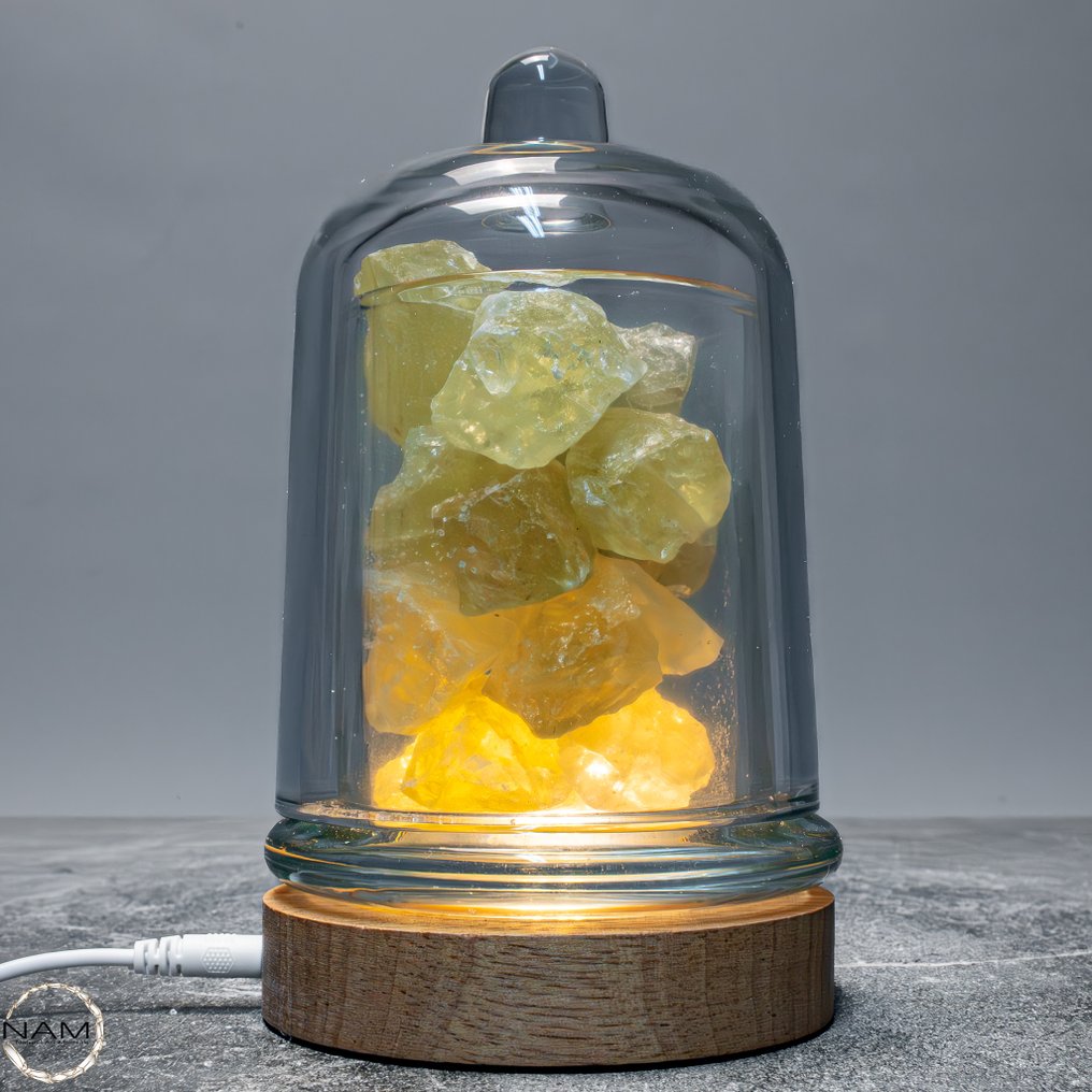 Natural crystal scent lamp from Lemon Quartz Crystals- 1399.51 g #3.2