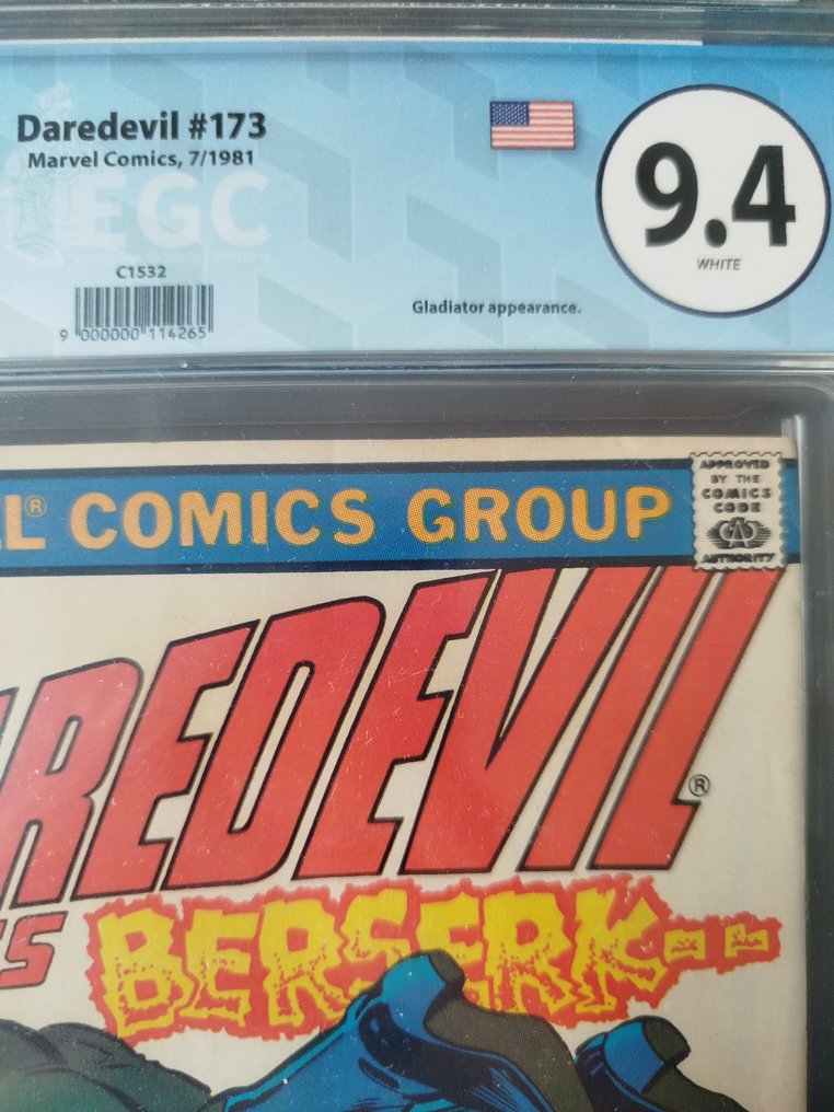 Daredevil #173 - EGC 9.4 - Lady Killer - 1 Graded comic - Eerste druk - 1981 #2.1