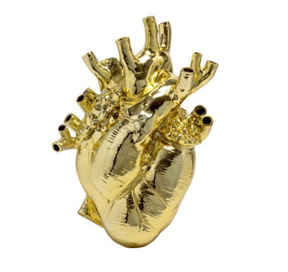 Koriste-esine - Seletti - Marcantonio Raimondi Malerba - Rakkaus kukassa – Kulta Edition - Italia #1.0