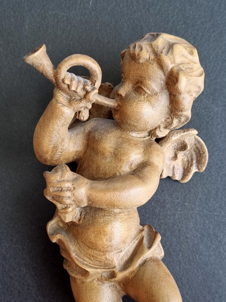 Statuetta - Bayern: Engel Putte ca. 20 cm - Legno #4.3