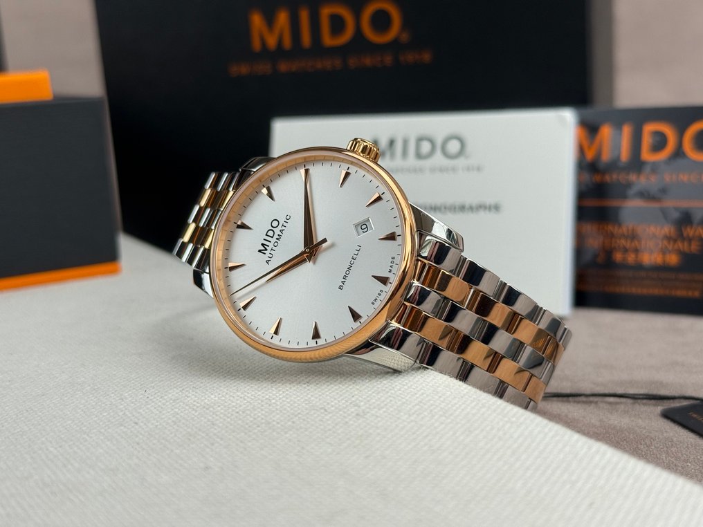 Mido - Baroncelli II Automatic Date - M86009111 - Män - 2020+  #4.3