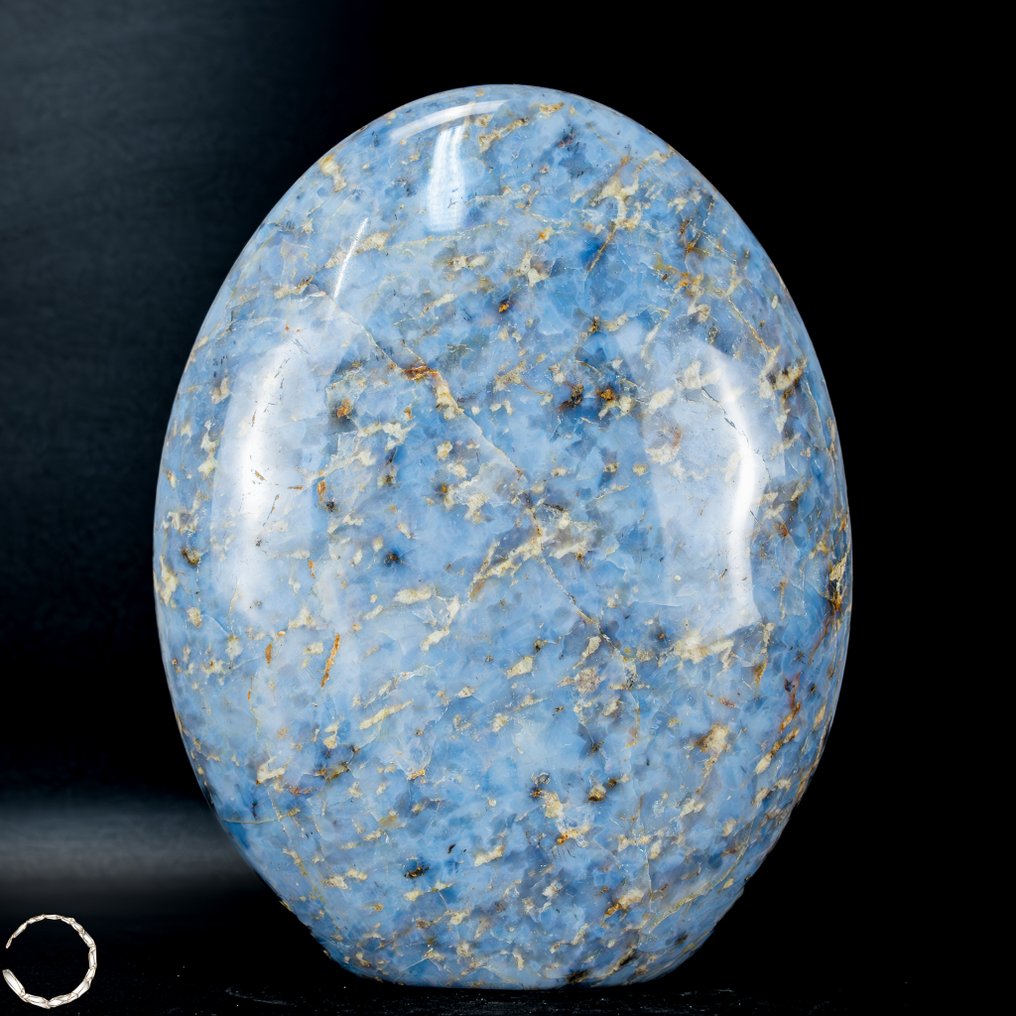 Naturlige meget sjældne blå kvarts frit form Kunst i sin naturlige form- 1429.93 g #4.3