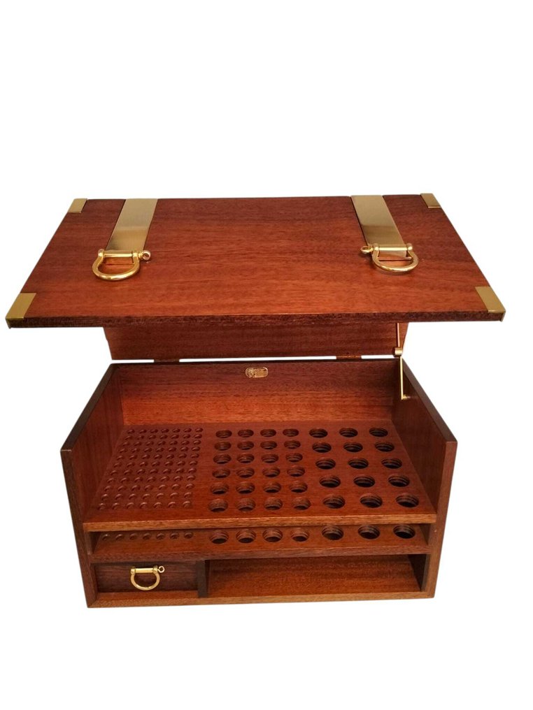 Gucci - Sikarinpidike - Puu, Metalli - Gucci vintage -tupakansavutin. #1.0