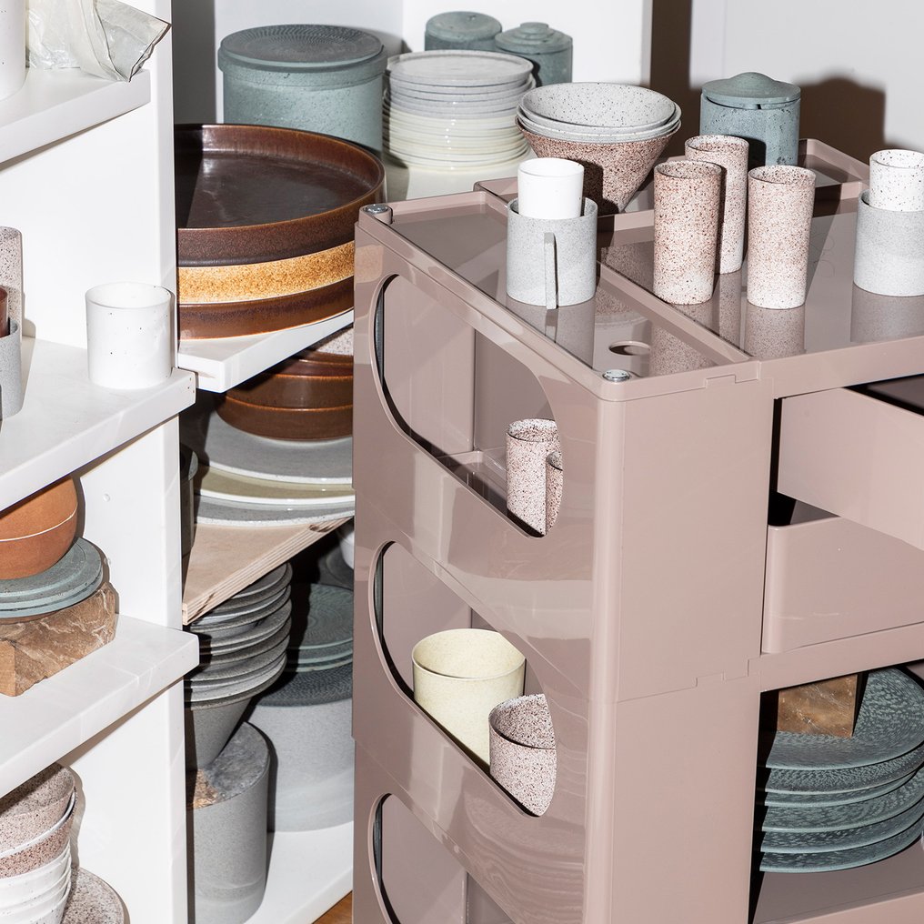 B-Line - Joe Colombo - 手推车 - Boby B44 - 孜然 - ABS塑料 - 全新 #1.0