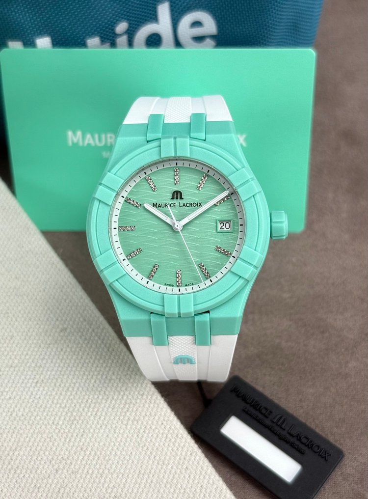 Maurice Lacroix - Aikon Tide Green Edition Diamonds - AI2008-CCCC1-3A0-0 - 中性 - 2020年及之后  #1.0