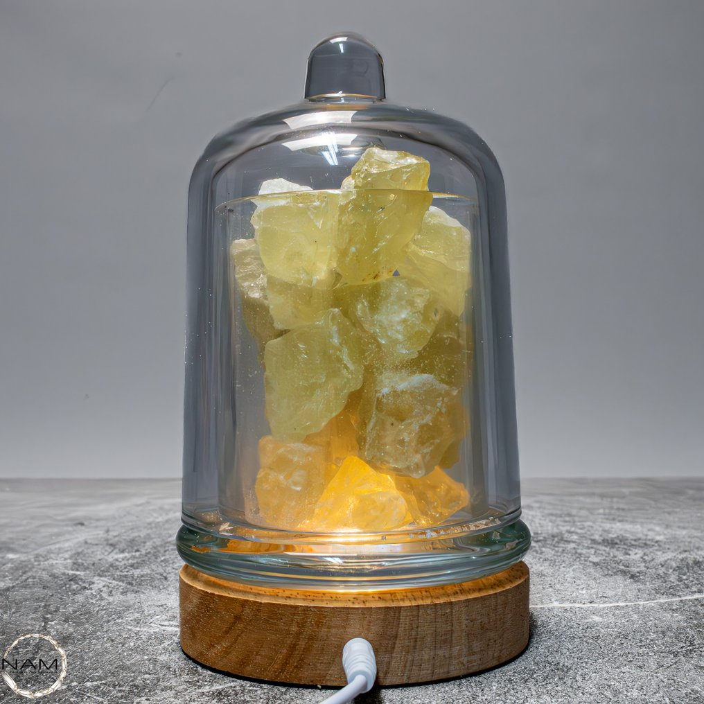 Natural crystal scent lamp from Lemon Quartz Crystals- 1399.51 g #4.3
