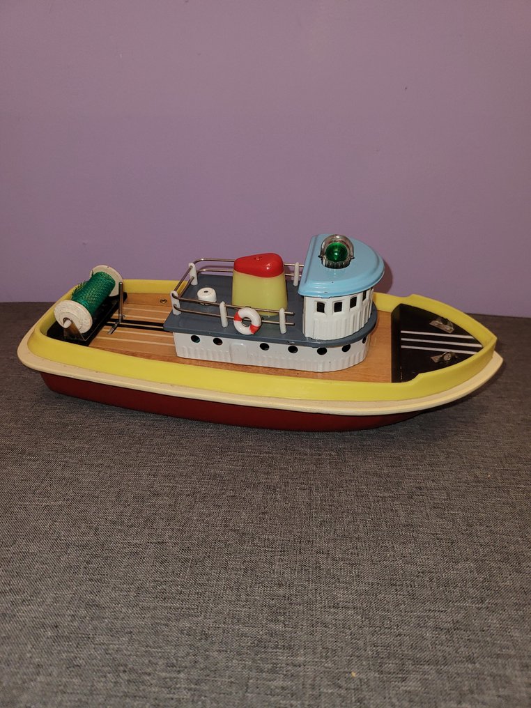 Red China - Τσίγκινο παιχνίδι - Fishing Boat, Boxed - 1950-1960 - Κίνα #1.0