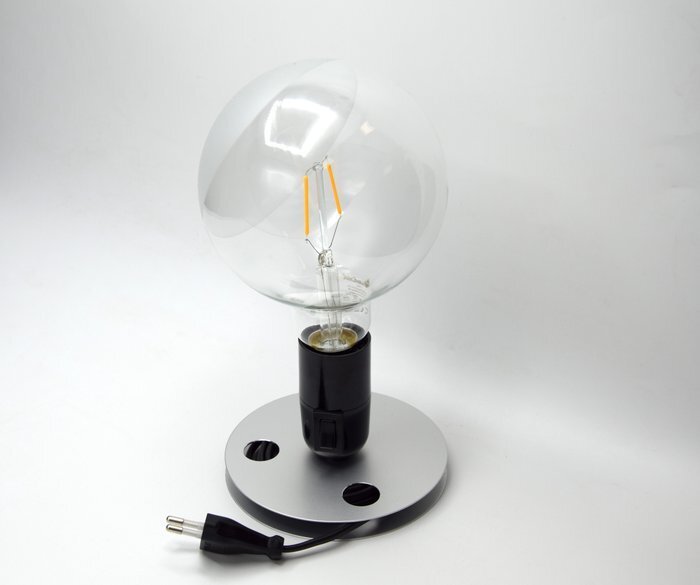 Flos - Achille Castiglioni - 灯具 - 灯泡 - 铝, 人造树胶, 玻璃 #1.0