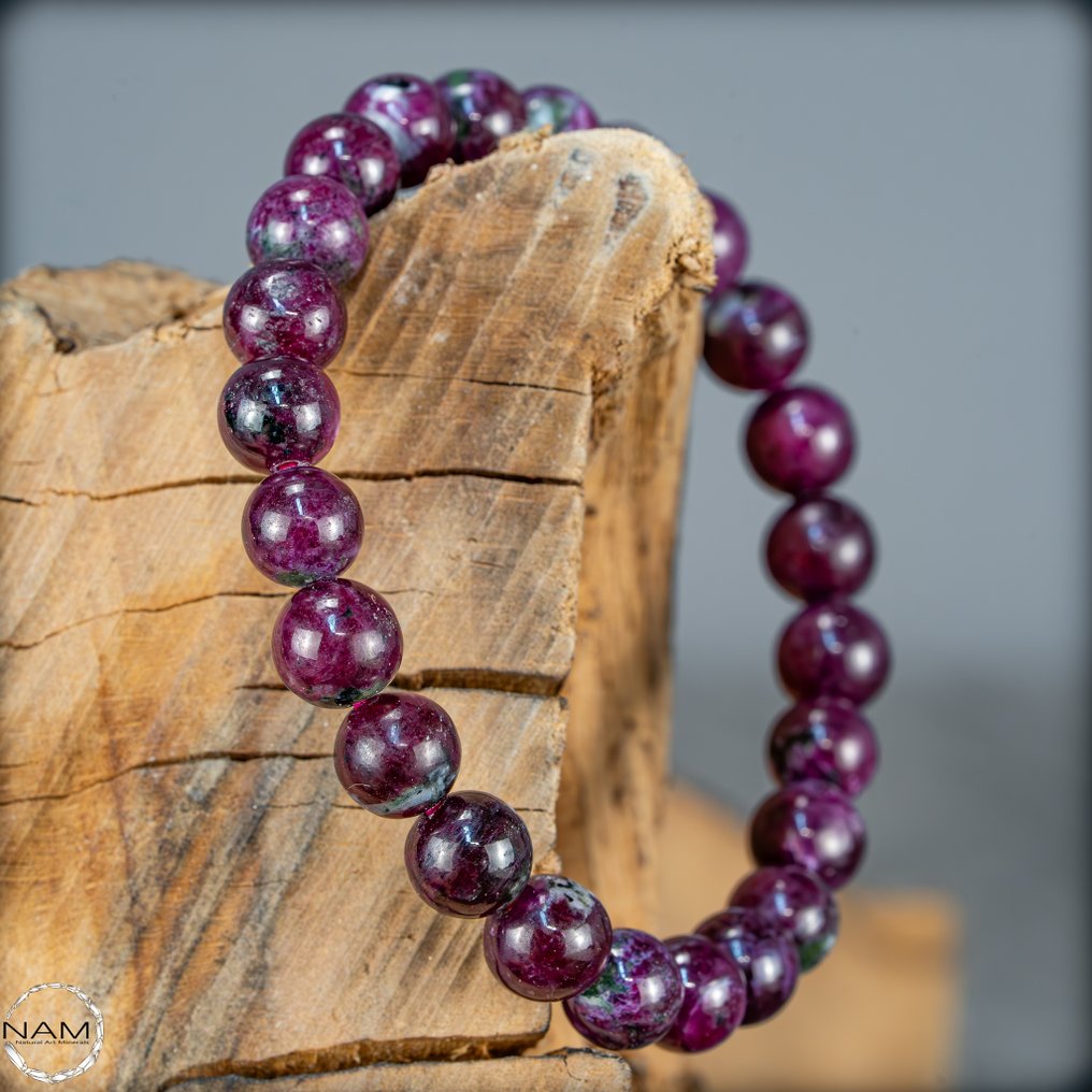 Amazing Ruby Crystal Bracelet, Unheated 105.6 carats- 21.12 g #1.0