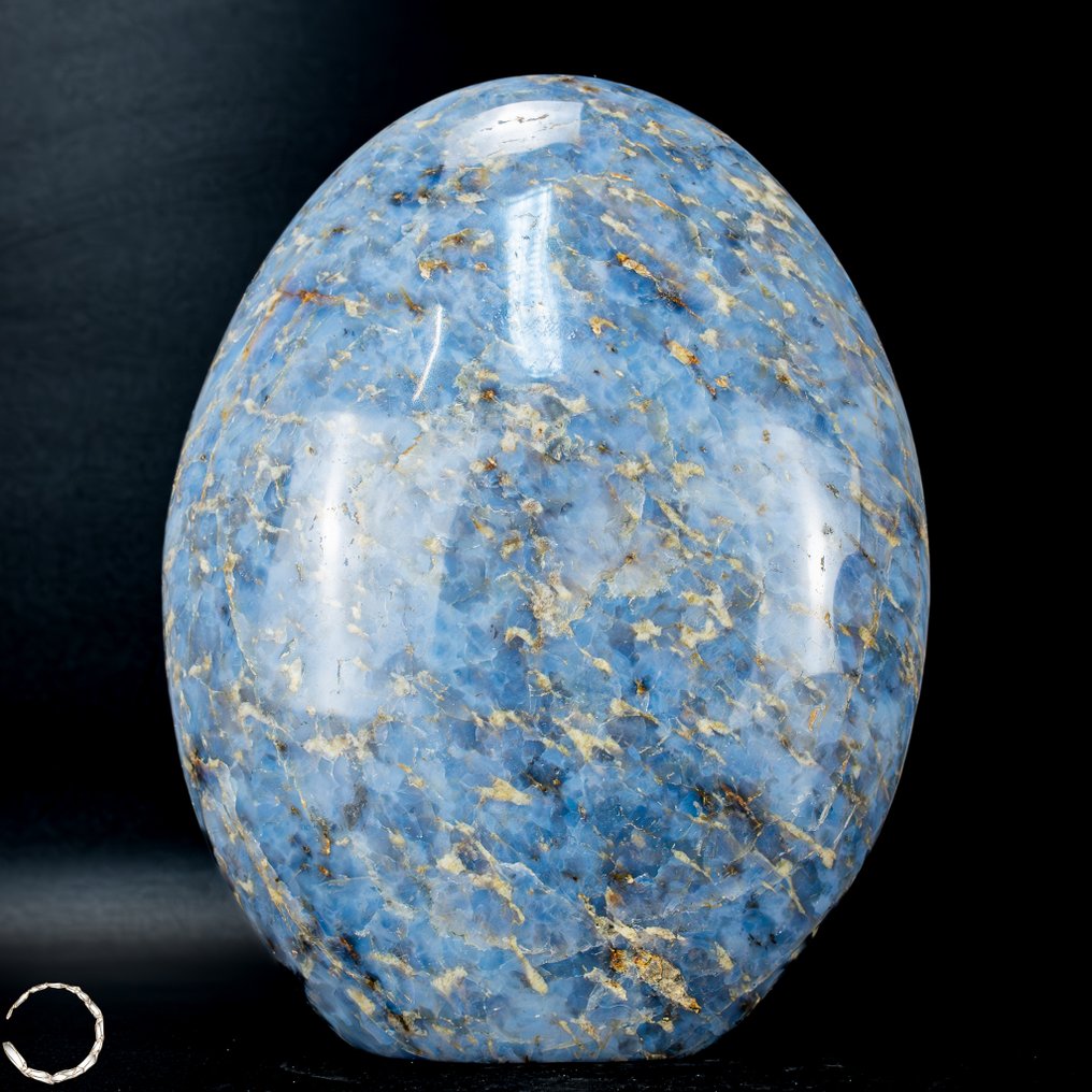 Naturlige meget sjældne blå kvarts frit form Kunst i sin naturlige form- 1429.93 g #2.1