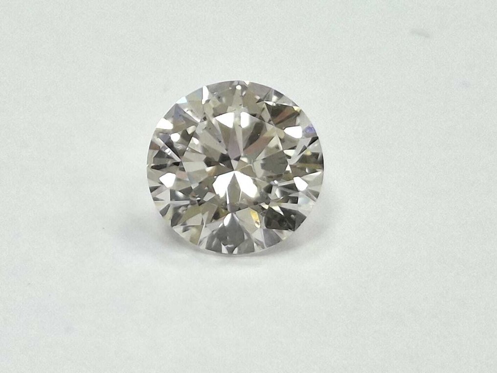 1 pcs 钻石 (天然) - 1.00 ct - 圆形 - J - SI2 微内含二级 - 美国宝石研究院(GIA) #1.0