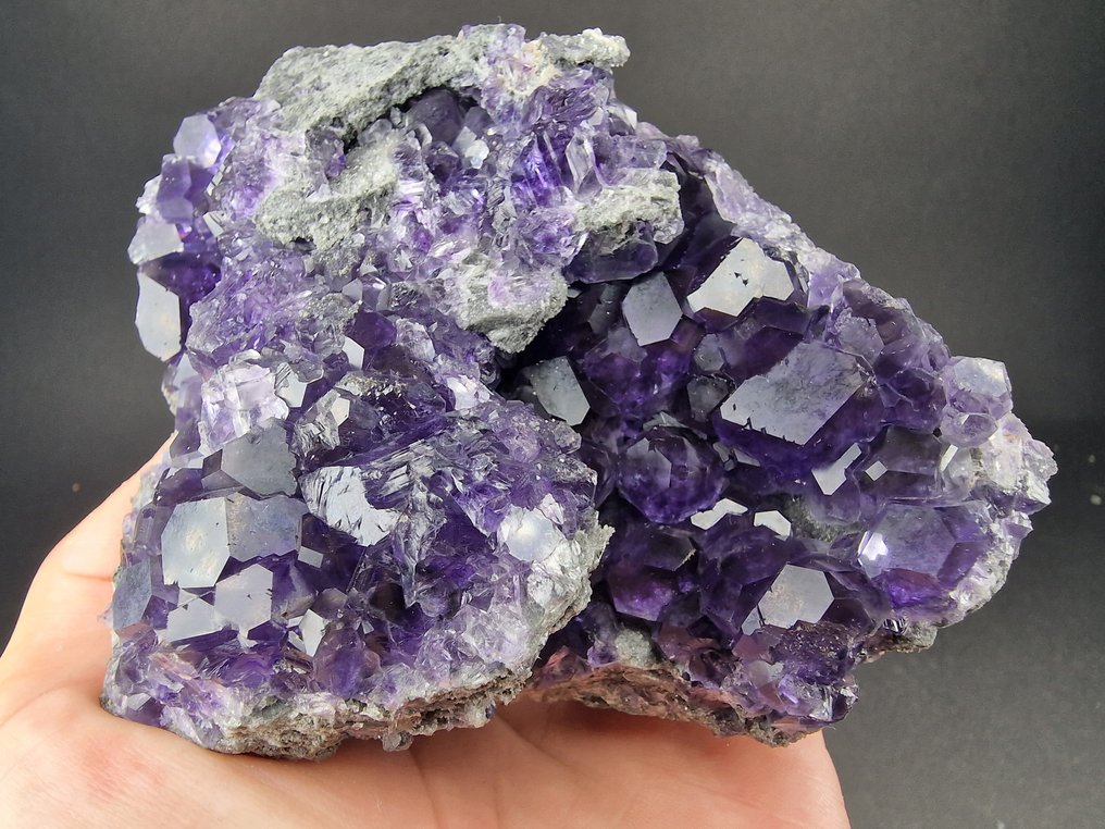 Fluorite Tanzanite, Top and big - Height: 130 mm - Width: 100 mm- 540 g - (1) #2.1
