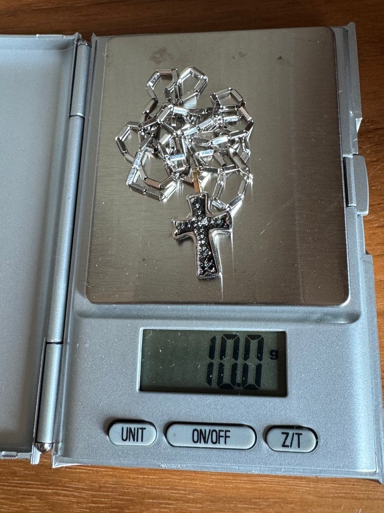 Chimento - Colar com pingente - 18 K Ouro branco -  0.35ct. tw. - Diamante #3.2