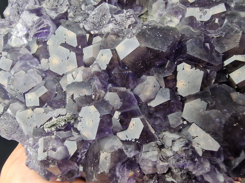 Fluorite Tanzanite, Top and big - Height: 185 mm - Width: 130 mm- 1390 g - (1) #1.0