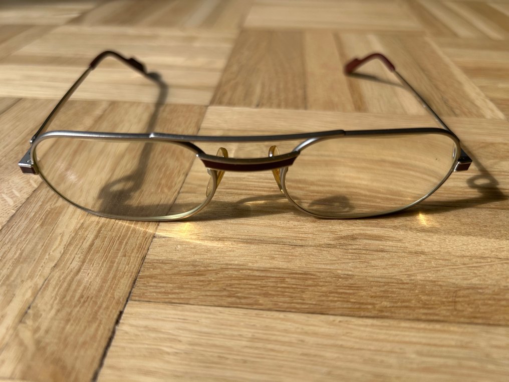 Cartier - Must - Silver / Burgundy - Chinese Lacquer - Lunettes de vue #1.0